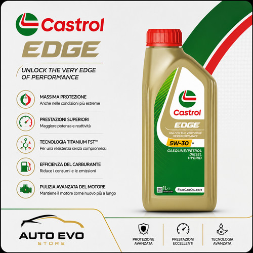 Castrol edge 5w30 olio - castrol,