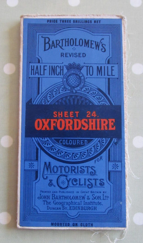 Foglio oxfordshire mappa - foglio,