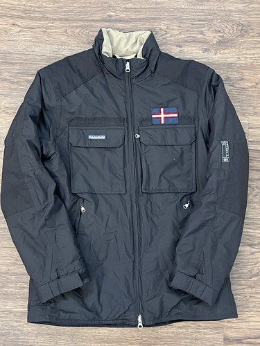 Napapijri black zip - black, up