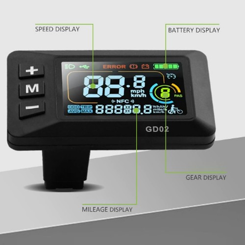 Gd02 bici elettrica display - bici,
