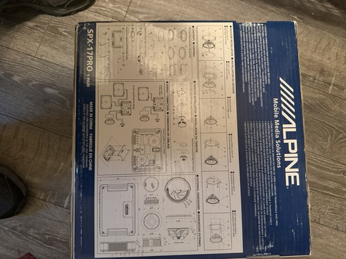 Alpine type spx 17pro - spx-17pro, set