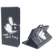 Custodia cellulare Protezione Case per Wiko Fever 4G Cover Borsa Wallet