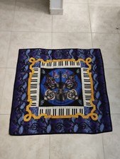 Foulard Braccialini Sciarpa Carrè Vintage Scarf Made in Italy