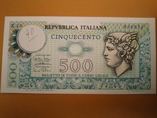 Banconota 500 Lire Mercurio -