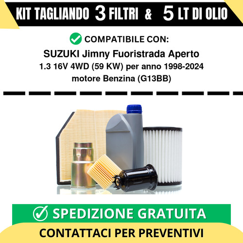Tagliando per suzuki jimny - suzuki,