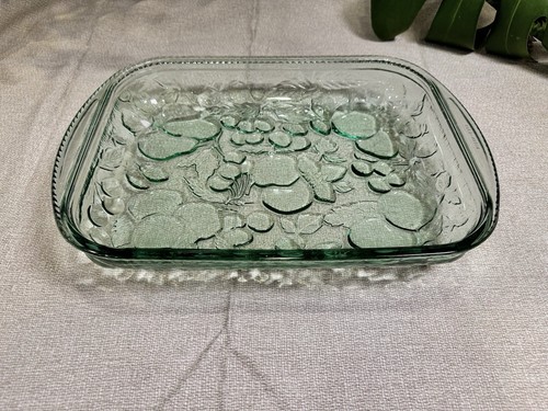 Vtg 1970s green strawberry - green,