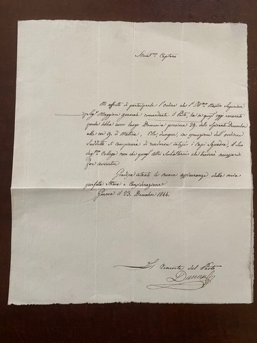 Lettera prefilatelica genova - prefilatelica,