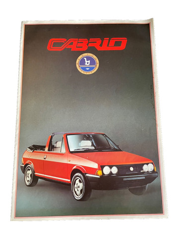 Brochure depliant fiat ritmo - depliant,