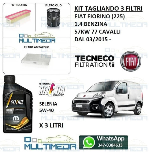 Kit tagliando olio selenia - tagliando,