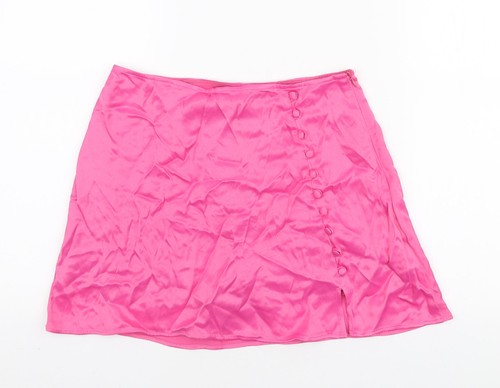 Mini skort donna zara rosa - mini,