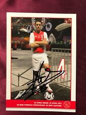 Autografo THOMAS VERMAELEN-Ajax Amsterdam 06/07-85 Cappellini BELGIO-Vissel Kobe-AK