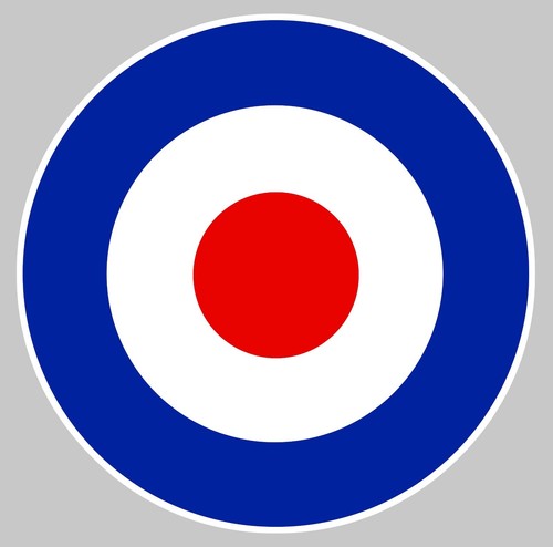 Cocarde raf mods sticker - cocarde,