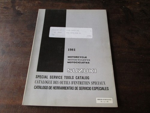 Suzuki service special tools - special,