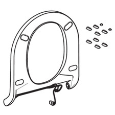 Sedile con riscaldamento , per Geberit AquaClean Tuma Comfort: Bianco