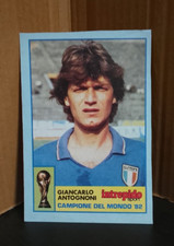 ADESIVO CARTOLINA INTREPIDO SPORT GIANCARLO ANTOGNONI CAMPIONE DEL MONDO '82