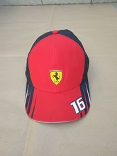 CAPPELLO FERRARI - ROSSO E NERO - TAGLIA REGOLABILE