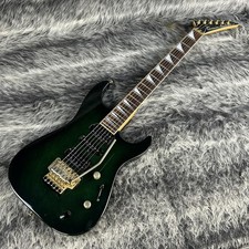 Grover Jackson STL-P80 Green Gold Hardware Made in Japan Chitarra elettrica tipo ST