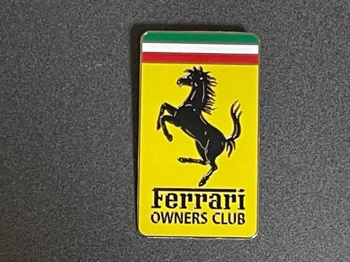 Ferrari owners club car badge - ferrari,