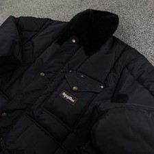 RefrigiWear Giacca Tufo Ferro Uomo XL Nero Pesante Isolato Freddo Lavoro Parka Cappotto