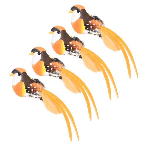 4pcs orange artificial - artificial, foam