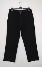 Pantaloni uomo, colore nero, taglia 52 (taglie forti)
