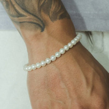 Bracciale con perle - bracciale,