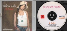 FEDERICA FELINI  CD CDR SINGLE 1 TRACCIA PROMO  JE T'AIME 2005 spot CITROEN C1
