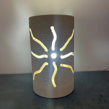 Lampada Lume artigianale design Pietra  Leccese "Sole" elegante rustica moder