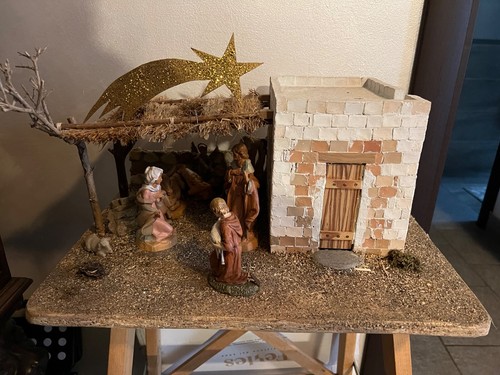 Presepe capanna natività - presepe,