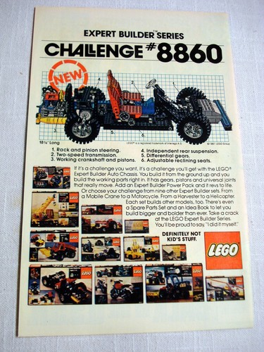 Pubblicità colori 1981 lego - a,
