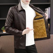 Giacca pelle uomo bella - giacca,