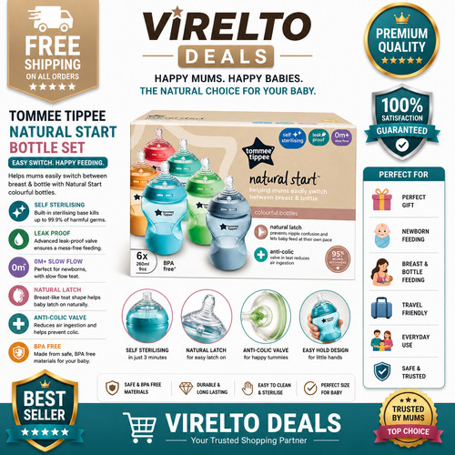 Biberon tommee tippee - tippee, natural