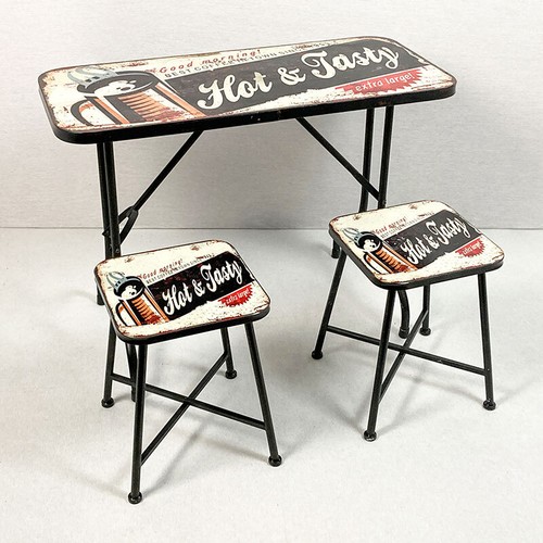 Tavolino bar vintage con - con, 2