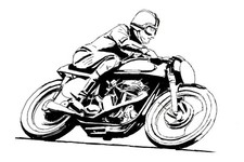 VINTAGE CAFE RACER MOTORCYCLE