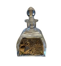 Bottiglietta porta liquore in cristallo e argento