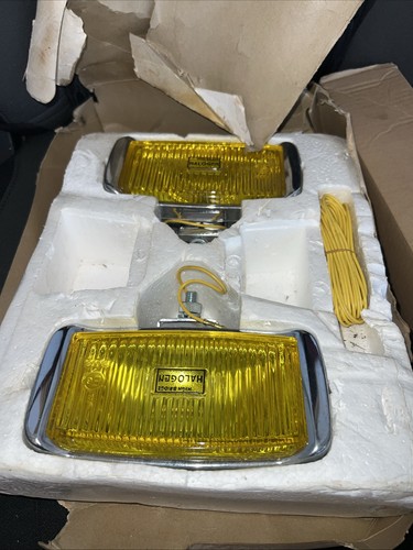 Vintage yellow fog lights - vintage,