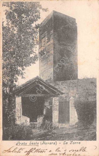 Cartolina prato sesia novara - cartolina,