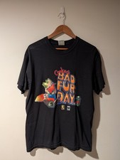 Maglietta Conker's Bad Fur Day thr1ftl1f3 videogioco nera media