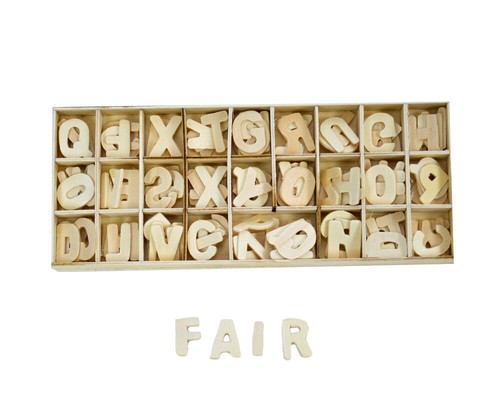 Lettere legno decoupage - lettere, in