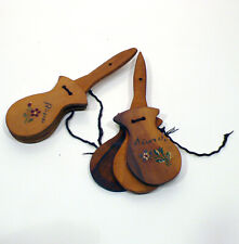 Coppia di nacchere in legno