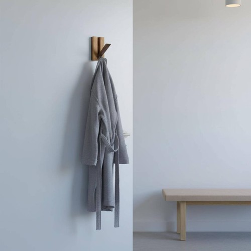 Gancio porta abiti legno - gancio,