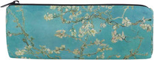 Astuccio Portapenne Con Motivo Ramo Di Mandorlo in Fiore Di Van Gogh, per Studen