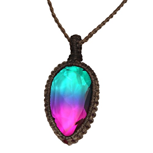 Collana macramè fatta mano - collana,