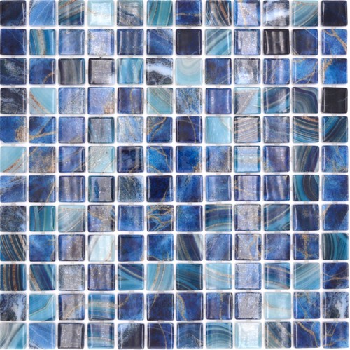 Mosaico piscina vetro - mosaico,