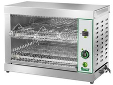 Tostiera Professionale  Fornetto per toast panini  hamburger a 2 piani 6 pinze 