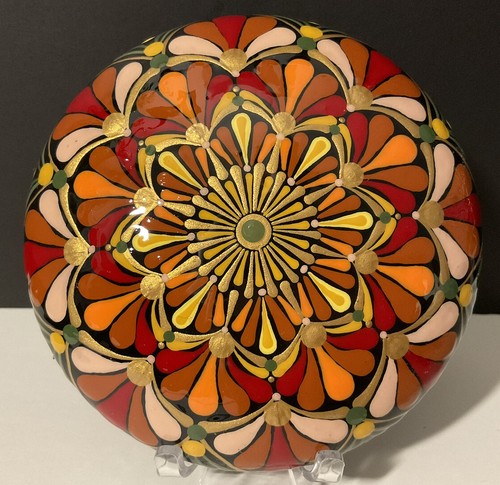 Mandala meditazione arancione