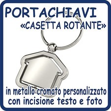 Portachiavi CASETTA Rotante in
