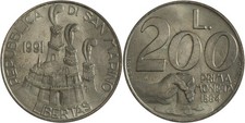 San Marino: 200 Lire Aluminum