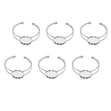 6 pz 18mm piastra rotonda rame