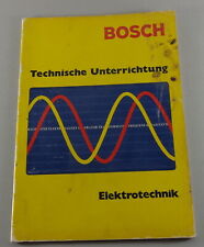 Manuale Tecnico Bosch Elettrotecnica Edizione 05/1974